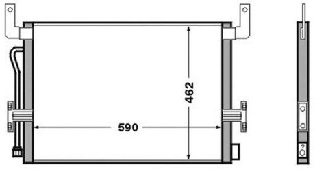 Радиатор кондиционера AC 524 000S