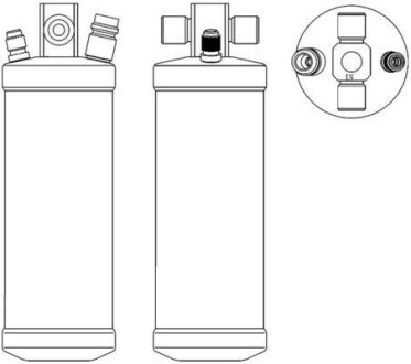 Осушитель кондиционера, DAF 65CF / 75CF / F75 AD 73 000S