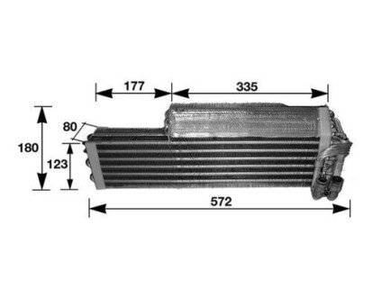 Випаровувач, кондиціонер MAHLE / KNECHT AE37000S (фото 1)