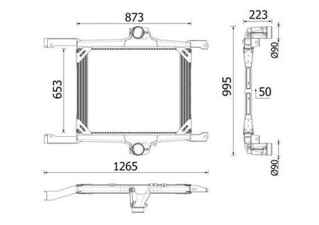 Інтеркулер MAHLE / KNECHT CI725000P (фото 1)