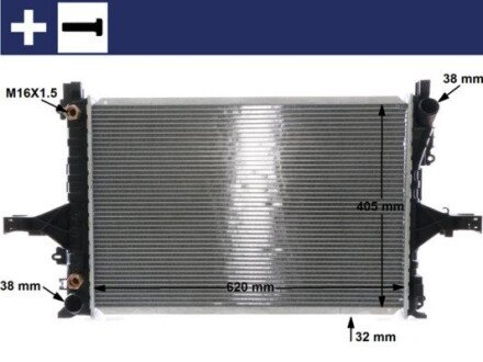 Радіатор охолодження CR 1547 000S