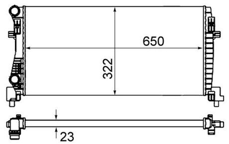 Радіатор охолодження CR 2057 000S