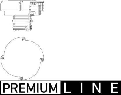 Кришка розширювального бачка CRB 21 000P