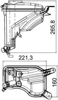 Розширювальний бачок CRT 207 000S