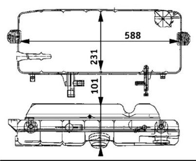 Расширительный бачок CRT 46 000S