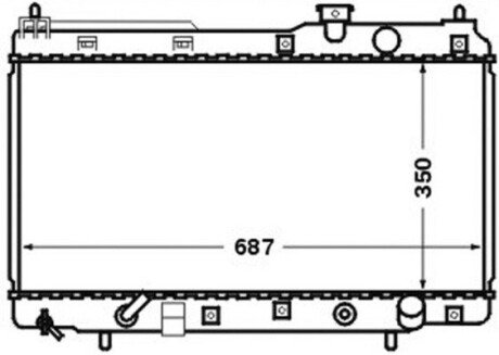 Бачок розширювальний CRT 57 000S