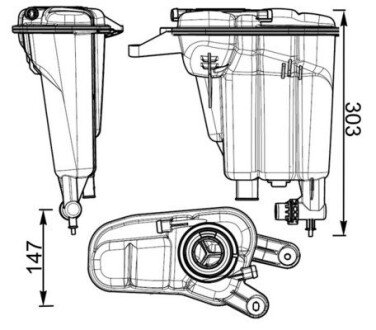 Розширювальний бачок CRT 95 000S