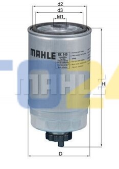 Паливний фільтр MAHLE / KNECHT KC140 (фото 1)