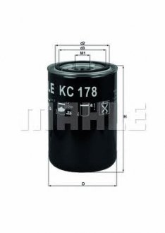 Топливный фильтр MAHLE / KNECHT KC178 (фото 1)