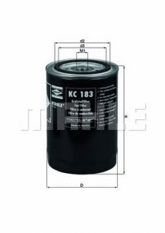 Топливный фильтр MAHLE / KNECHT KC183 (фото 1)