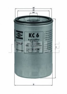 Паливний фільтр MAHLE / KNECHT KC6 (фото 1)