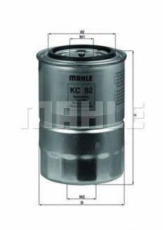 Топливный фильтр MAHLE / KNECHT KC82 (фото 1)