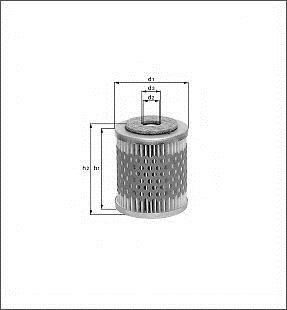 Топливный фильтр (сменный элемент) MAHLE / KNECHT KX38 (фото 1)