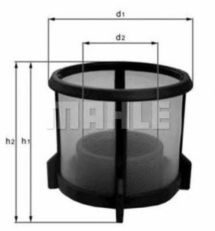 Топливный фильтр Knecht KX72D1