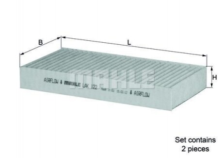 Фильтр салона Knecht LAK122S