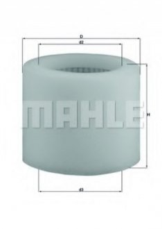 Воздушный фильтр MAHLE / KNECHT LX123 (фото 1)