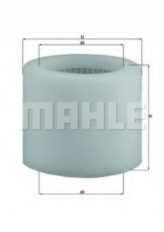 Повітряний фільтр MAHLE / KNECHT LX123 (фото 1)