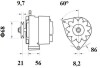 Генератор MAHLE / KNECHT MG124 (фото 2)