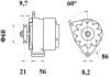 Генератор MAHLE / KNECHT MG188 (фото 2)