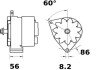 Генератор MAHLE / KNECHT MG209 (фото 2)