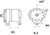 Генератор MAHLE / KNECHT MG216 (фото 2)