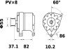 Генератор MAHLE / KNECHT MG223 (фото 2)