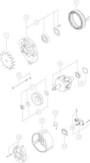 Генератор MAHLE / KNECHT MG233 (фото 1)