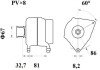 Генератор MAHLE / KNECHT MG246 (фото 2)