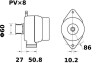 Генератор MAHLE / KNECHT MG 327 (фото 2)