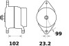 Генератор MAHLE / KNECHT MG490 (фото 2)