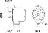 Генератор MAHLE / KNECHT MG530 (фото 2)