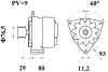 Генератор MAHLE / KNECHT MG 803 (фото 2)