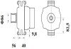 Генератор MAHLE / KNECHT MG 808 (фото 2)