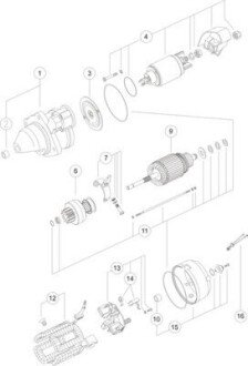 Стартер MAHLE / KNECHT MS107 (фото 1)