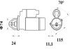 Стартер MAHLE / KNECHT MS241 (фото 2)