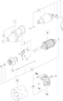 Стартер MAHLE / KNECHT MS414 (фото 1)