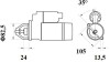 Стартер MAHLE / KNECHT MS725 (фото 2)