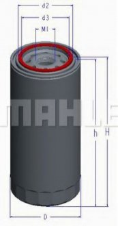 Фільтр масляний, заміна на OC503 (-) MAHLE / KNECHT OC2 (фото 1)