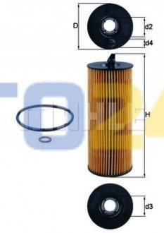 Масляный фильтр OX361/4D