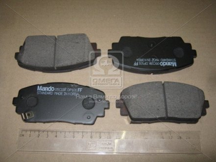 Дисковые тормозные колодки (передние) MANDO MPK39 (фото 1)