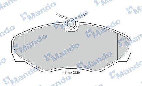 Дисковые тормозные колодки (передние) MBF015021