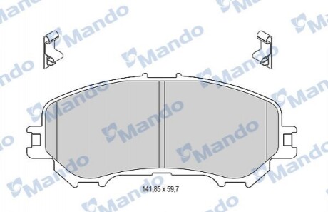 Дискові гальмівні колодки (передні) MBF015287