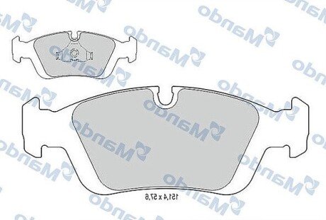 Дискові гальмівні колодки (передні) MBF015400