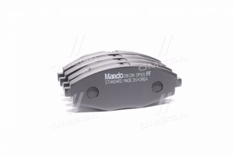 Дисковые тормозные колодки (передние) MANDO MPD06 (фото 1)
