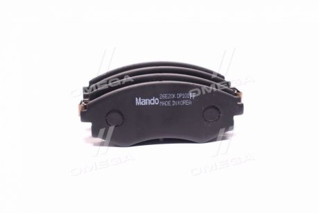 Дисковые тормозные колодки (передние) MANDO MPH02 (фото 1)