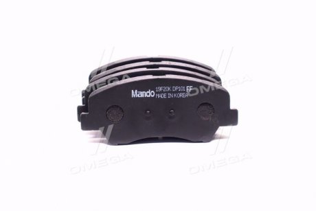 Дисковые тормозные колодки (передние) MANDO MPH46 (фото 1)