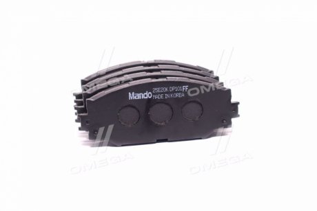Дисковые тормозные колодки (передние) MANDO MPT08 (фото 1)
