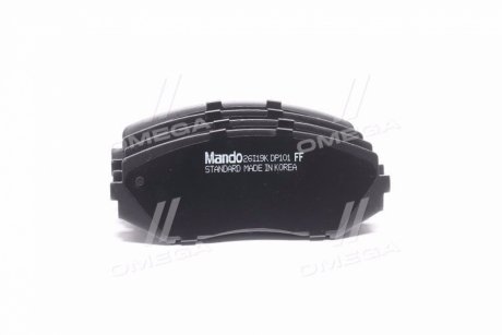 Дисковые тормозные колодки (передние) MANDO MPZ06 (фото 1)