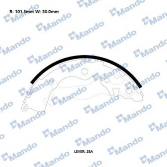 Колодки гальмівні барабан (вир-во Mando) RMLH15