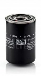 Масляний фільтр MANN W 929/3 (фото 1)